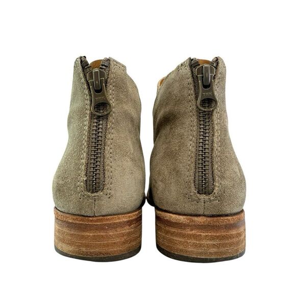 Kork-Ease Women’s Ryder Ankle Boots Marmotta Suede Tan Bootie Back-Zip Size 7.5 - Picture 6 of 12